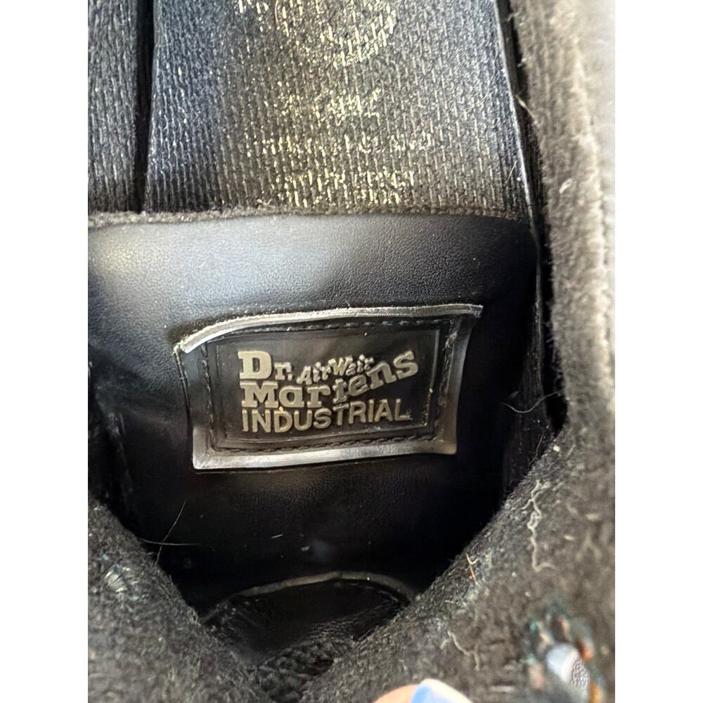Vintage Dr. Martens Made in England Black Leather 3-Eye  Oxford Men's Size 8 - Picture 9 of 12